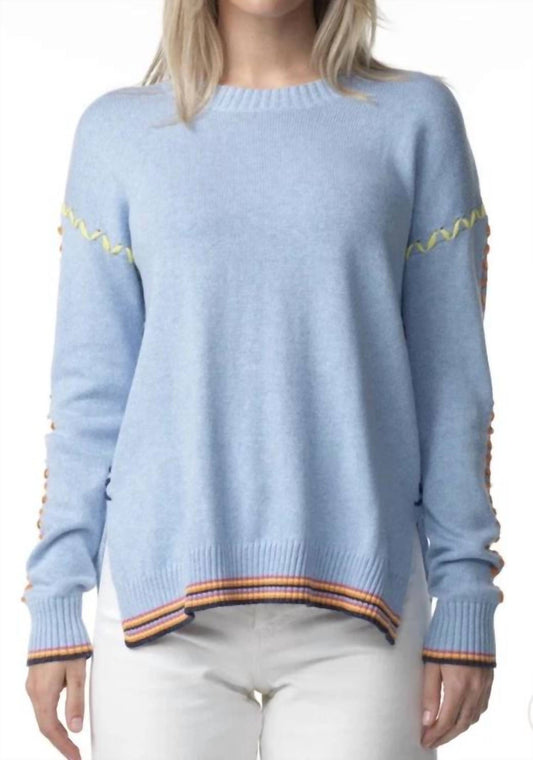 Zaket & Plover - Blue Thread Detail Sweater