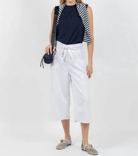 Oui - Crop Wide Leg Pants