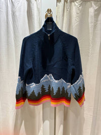 The Great. - Vista Full-zip Sweater