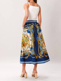 Sugarlips - Printed Woven Maxi Skirt