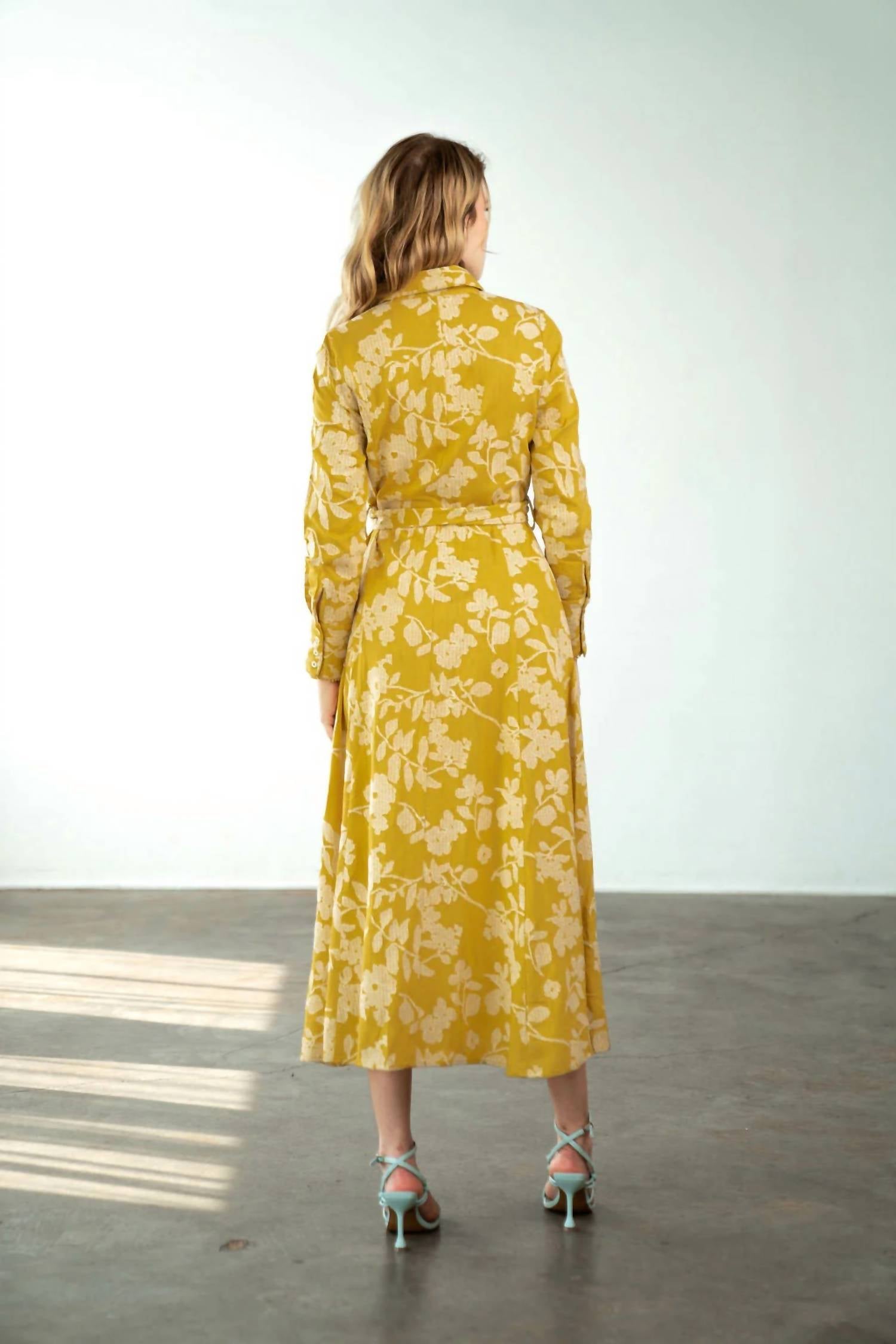 Never A Wallflower - Princess Seam Long Sleeve Dress