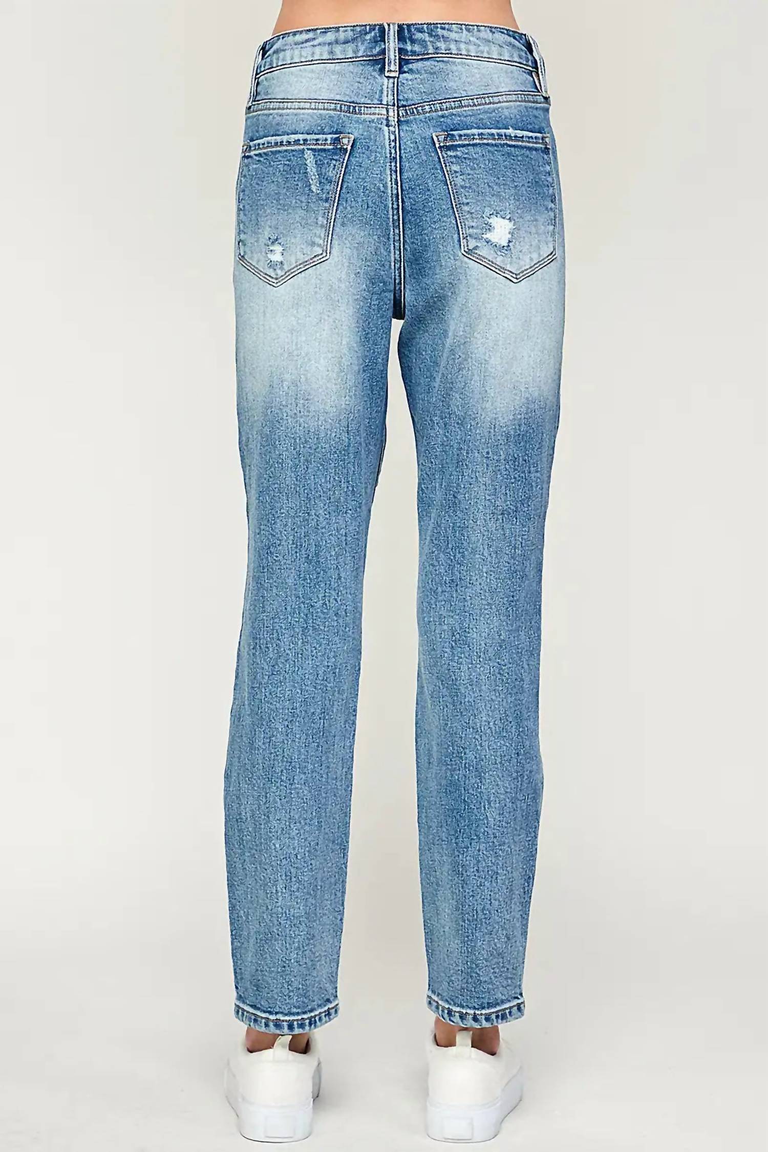 I&M Jeans - Low Rise Tom Girlfriend Stretch Jeans