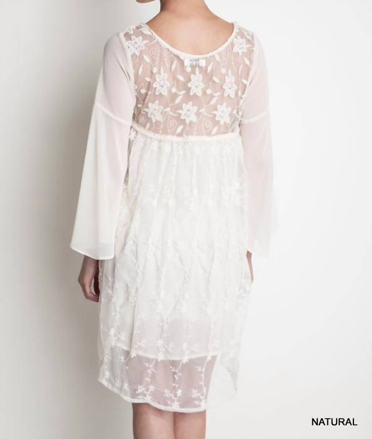 Umgee - Lace Baby Doll Tunic Dress