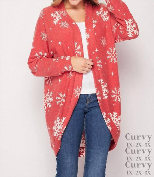 Snowflake Plus Cardigan