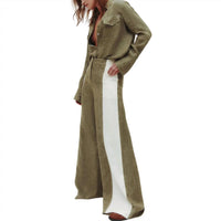 TWP Women's Demie With Combo Pant in military - women's pants - view 4
