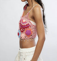 Free People - Fiorella Crochet Tank