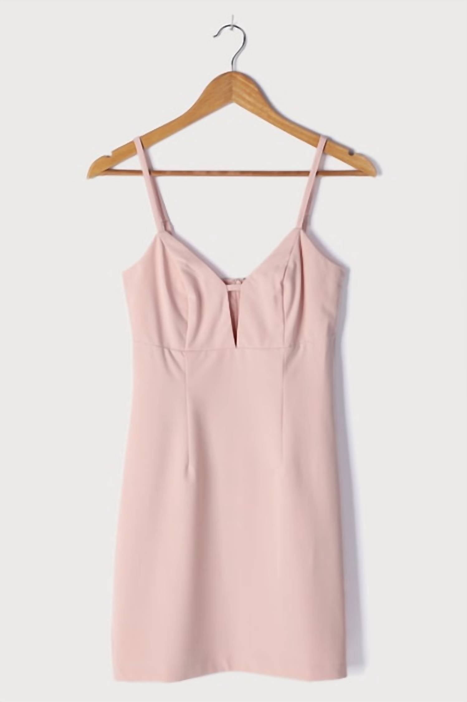 Lulus - Sultry Moments Sleeveless Mini Dress