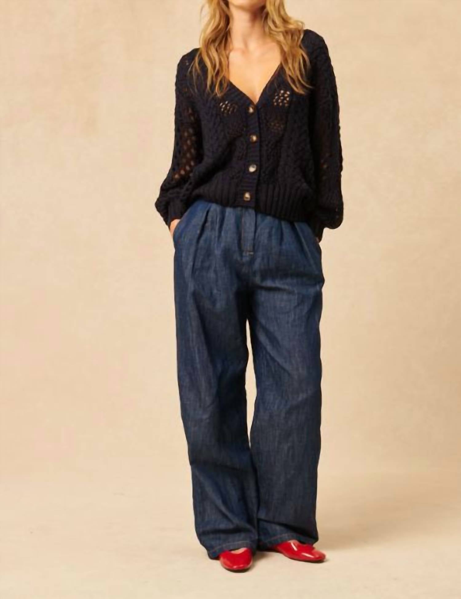 John + Jenn - Domenico Open-knit Sweater