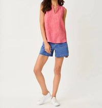 Lilly Pulitzer - KAVALLA SLEEVELESS RUFFLE TOP