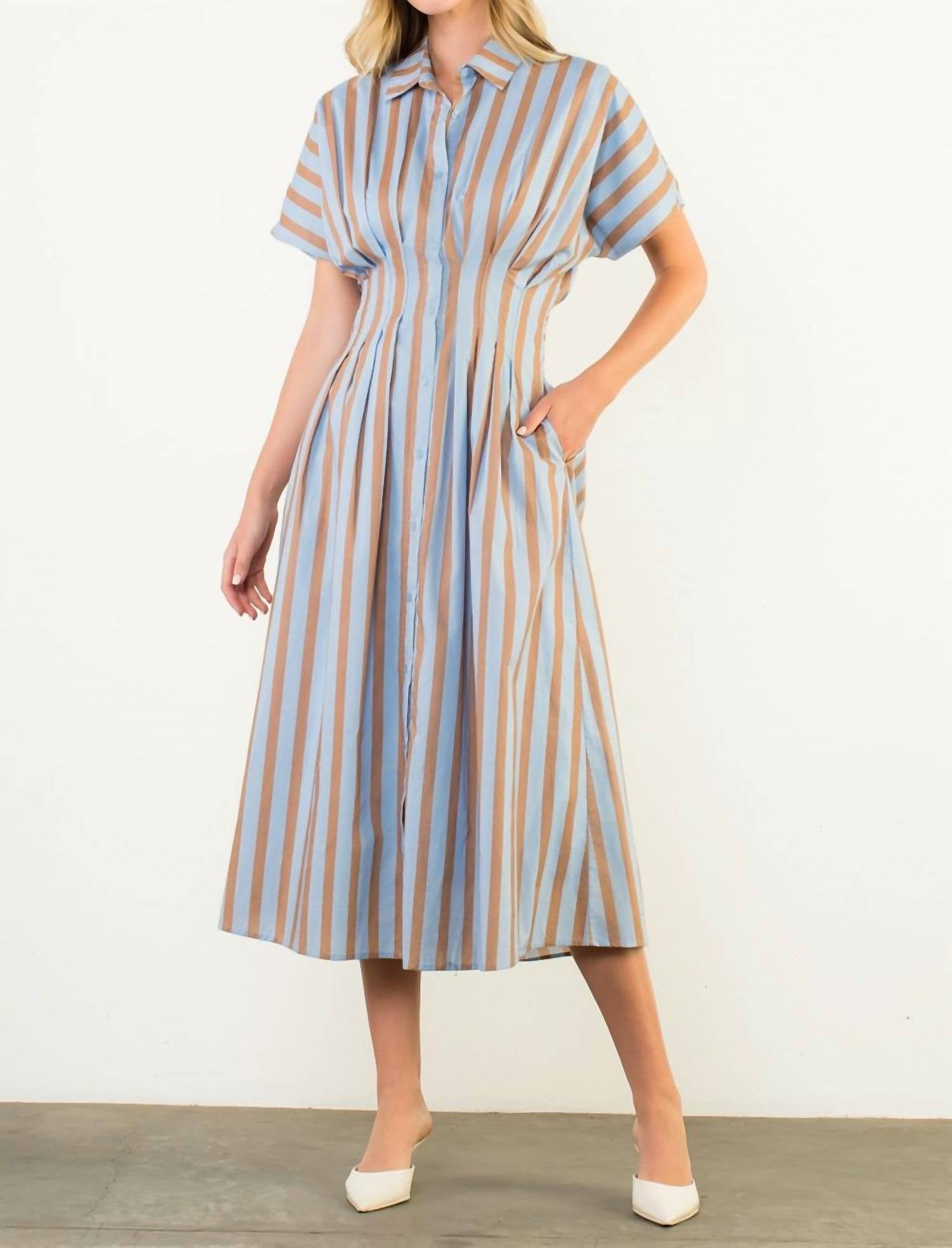 Thml - Casey Striped Maxi Dress