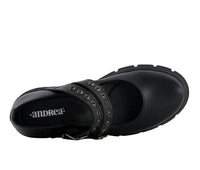 Andrea - Women's Heeled Double Strap Mary Janes