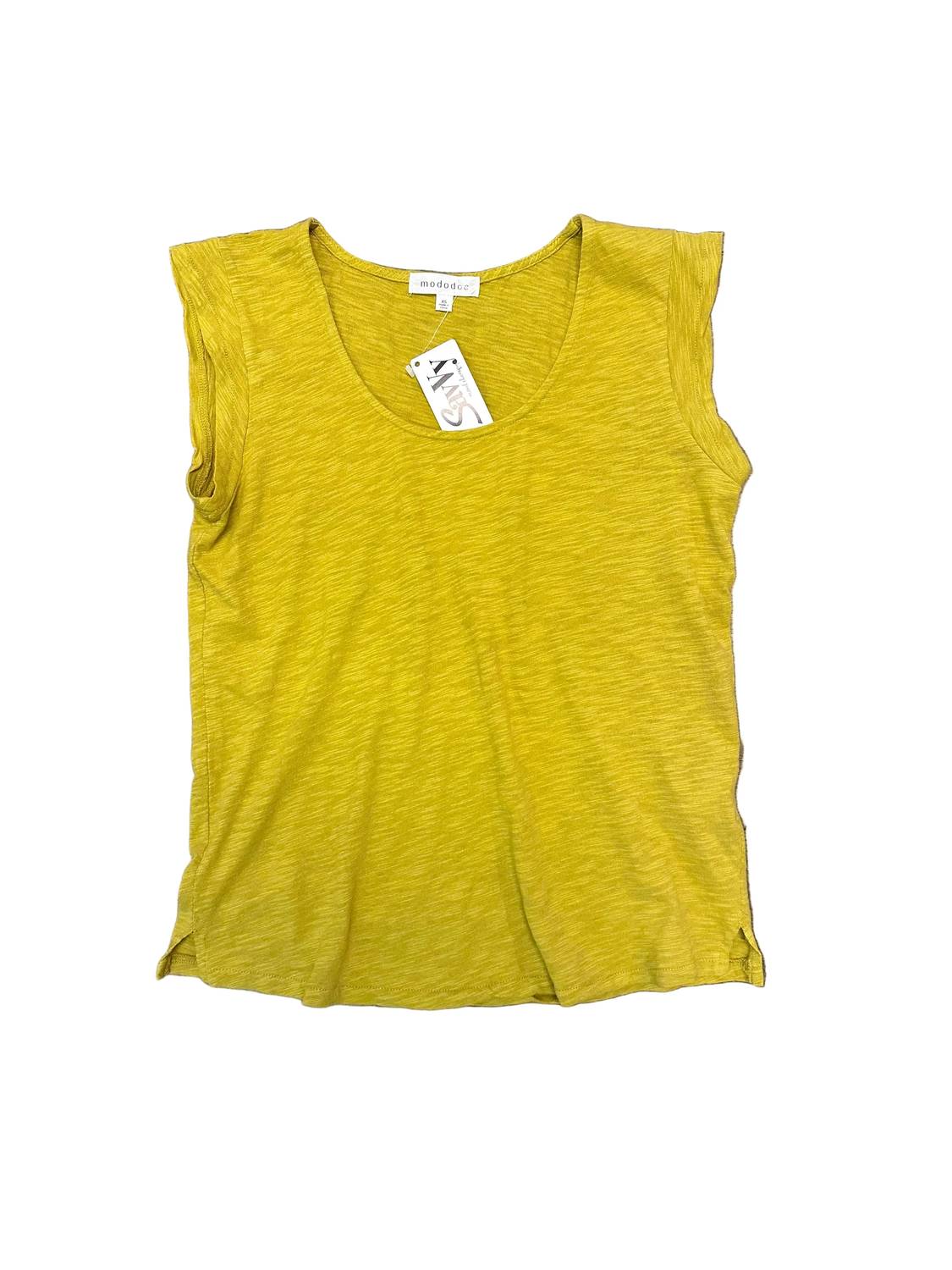 Mododoc - Women's Cap Sleeve Scoop Neck Tee