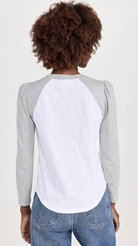 Veronica Beard - Mason Baseball Long Sleeve Tee