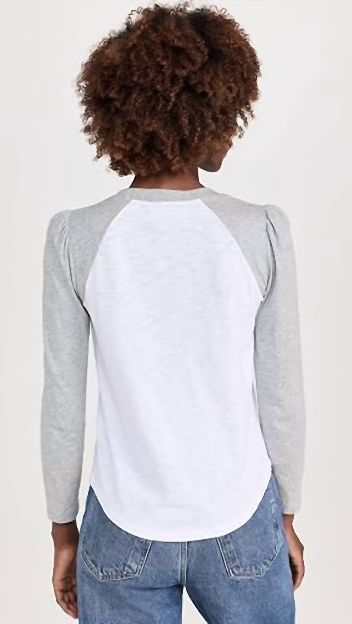 Veronica Beard - Mason Baseball Long Sleeve Tee