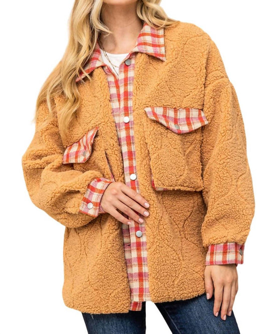 And The Why - Sugar & Spice Sherpa Jacket