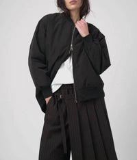 Baci Oversized Bomber Jacket in black - women's jacket