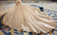 Demetrios - Eva Beaded Straps Gown