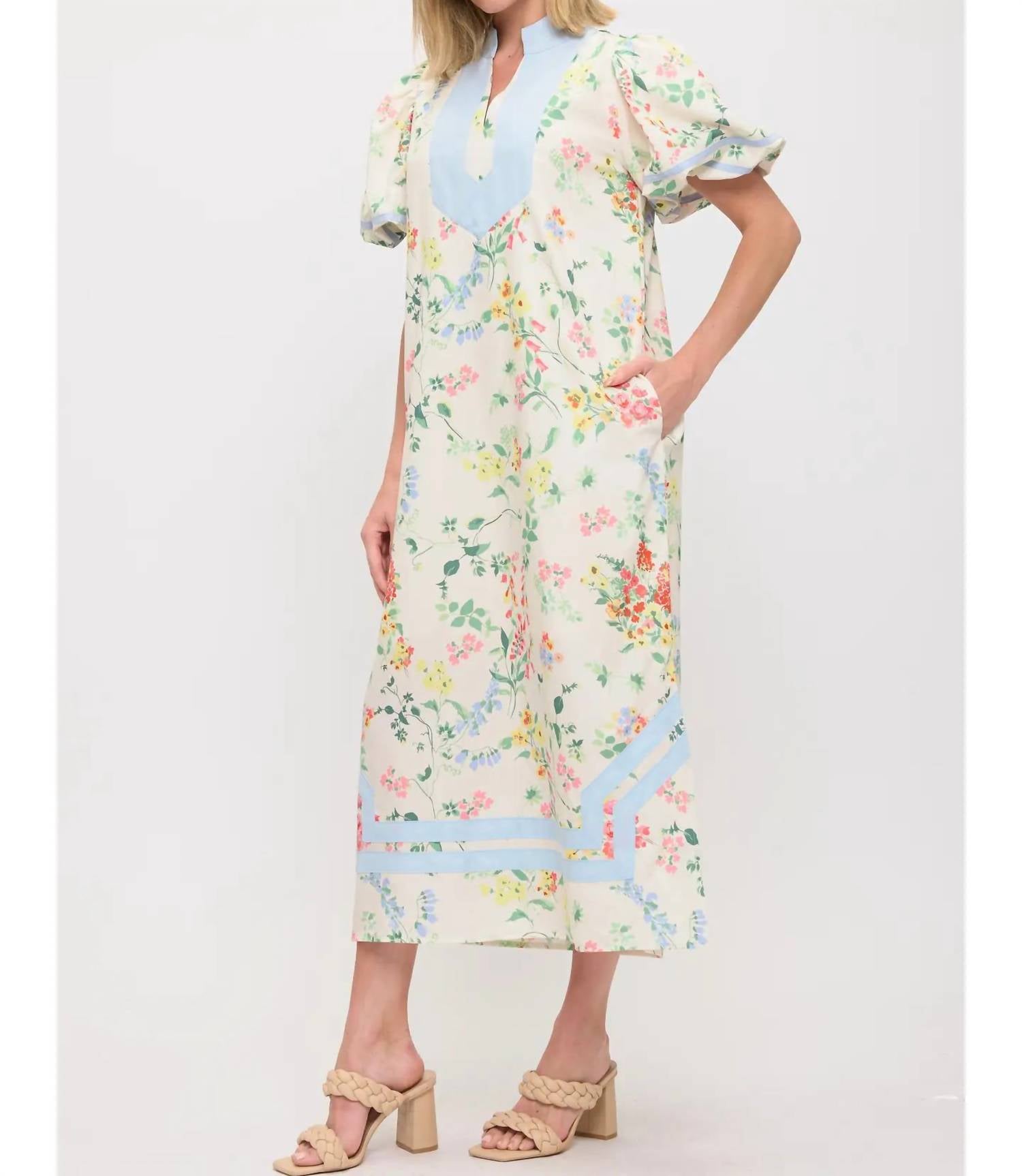 Beeson River - Floral Tunic Maxi Dress