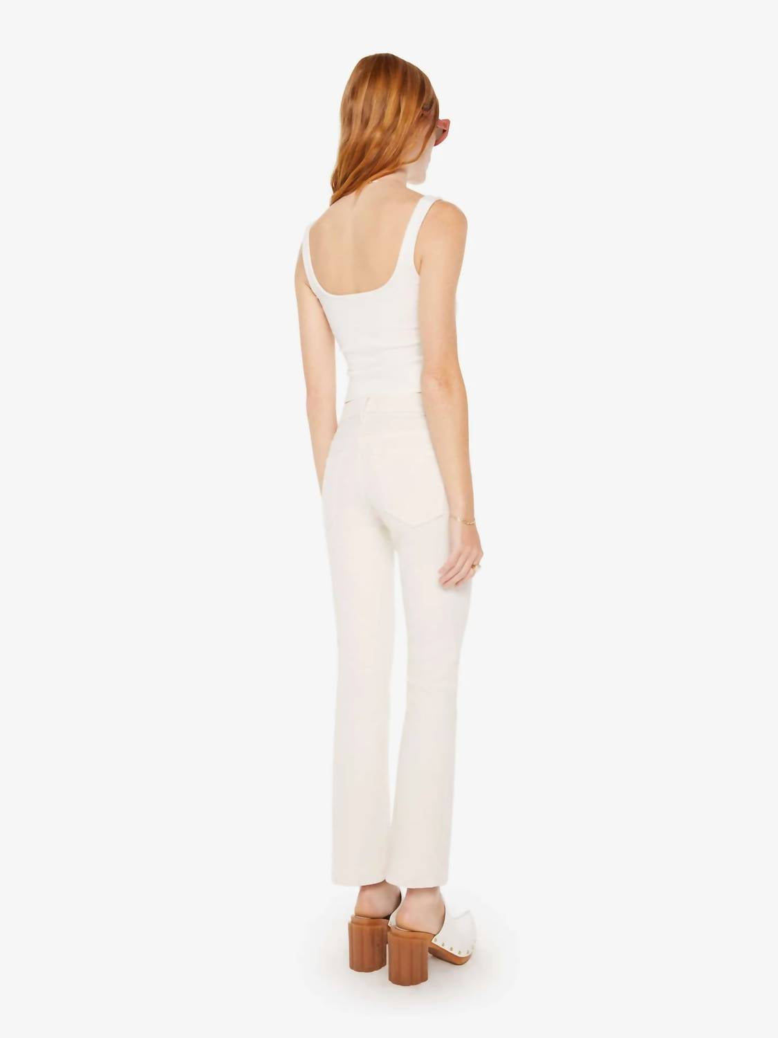 Mother - Insider Flood Cropped Bootcut Jeans