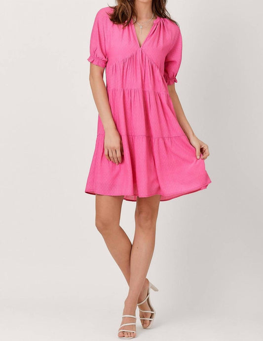 Mystree - Life Is Great Tiered Dress