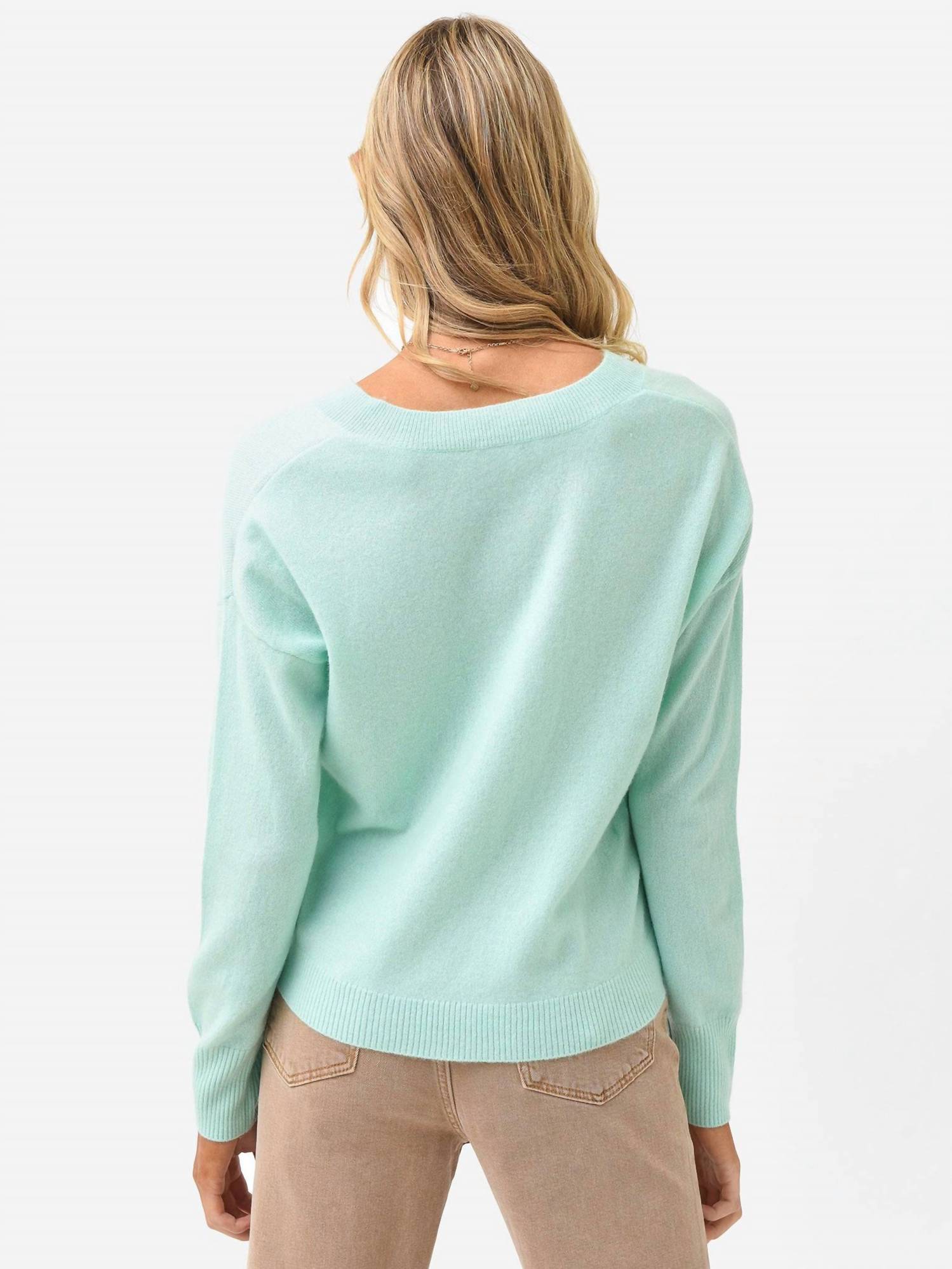 Crush Cashmere - Indiana Deep V Neck Sweater