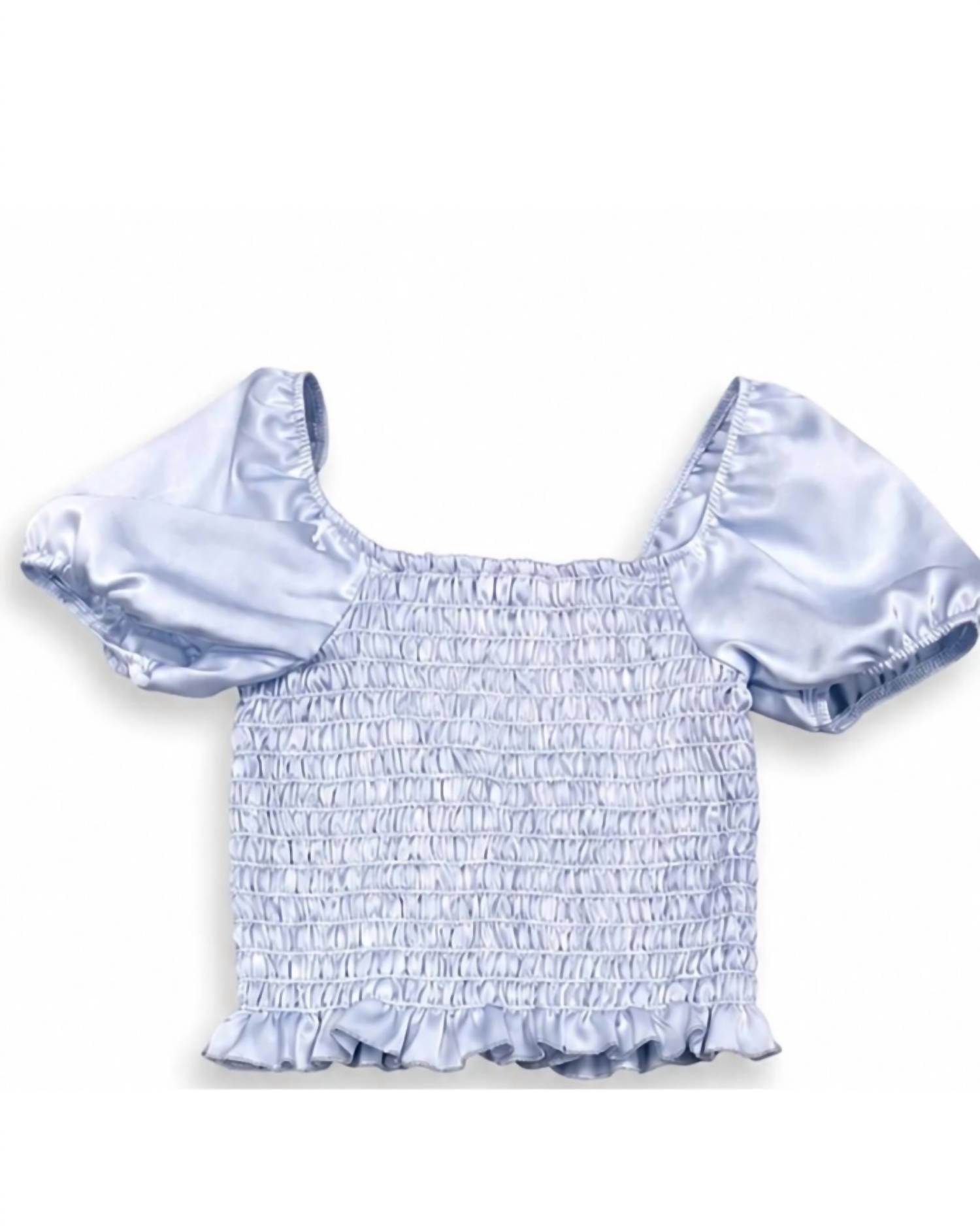 Cheryl Creations - Kid's Smocked Ruffle Top