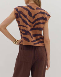 Entro - Mock Neck Sweater Top