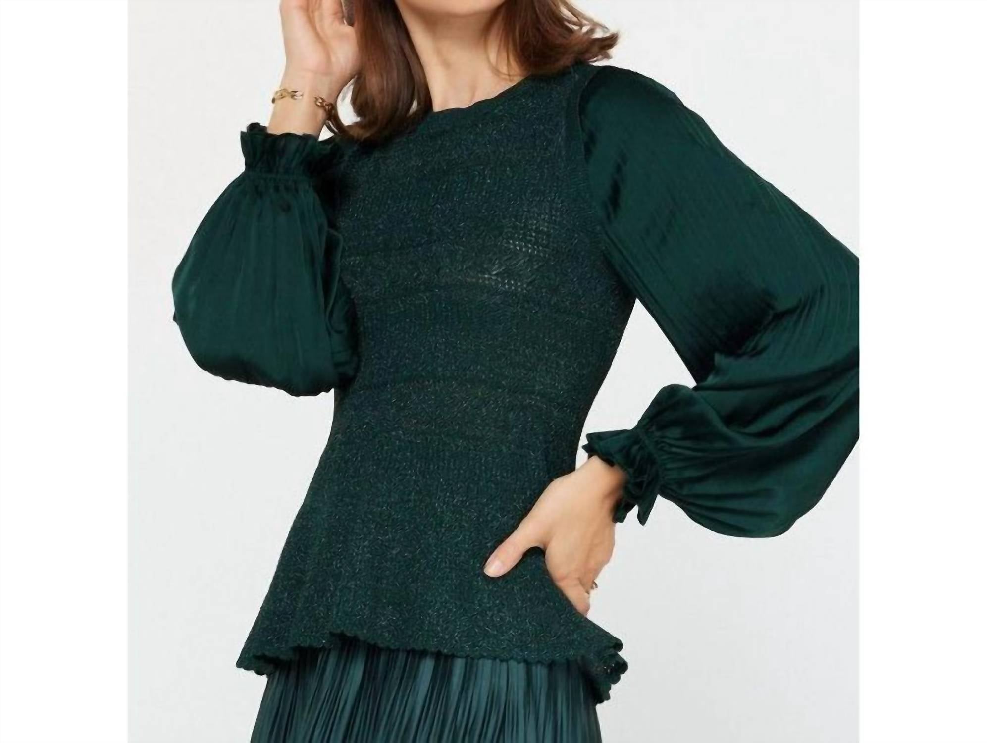 Current Air - Glenda Glitter Flared Sweater