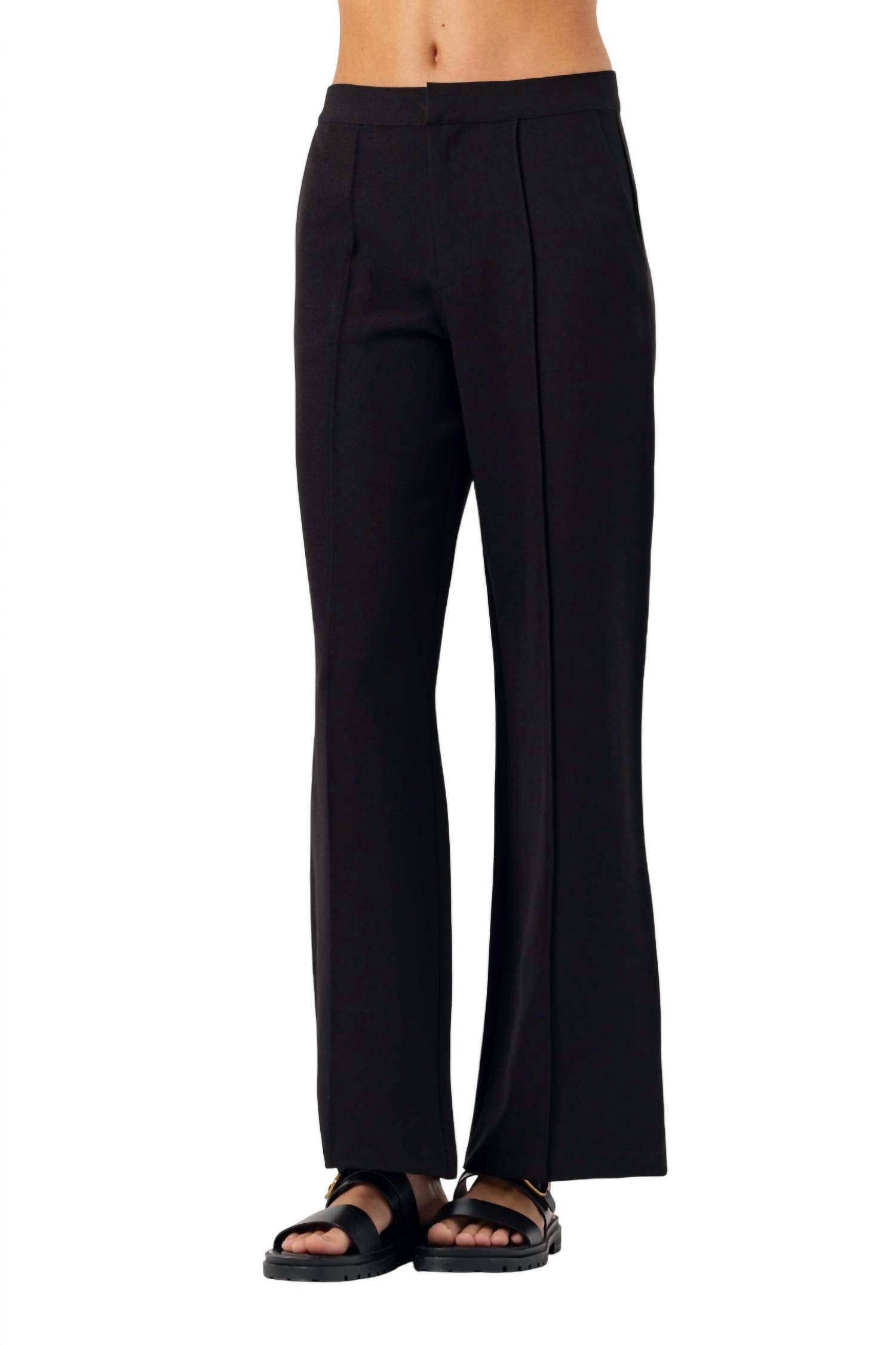 sundays Iris Trouser Pants in black - women's pants