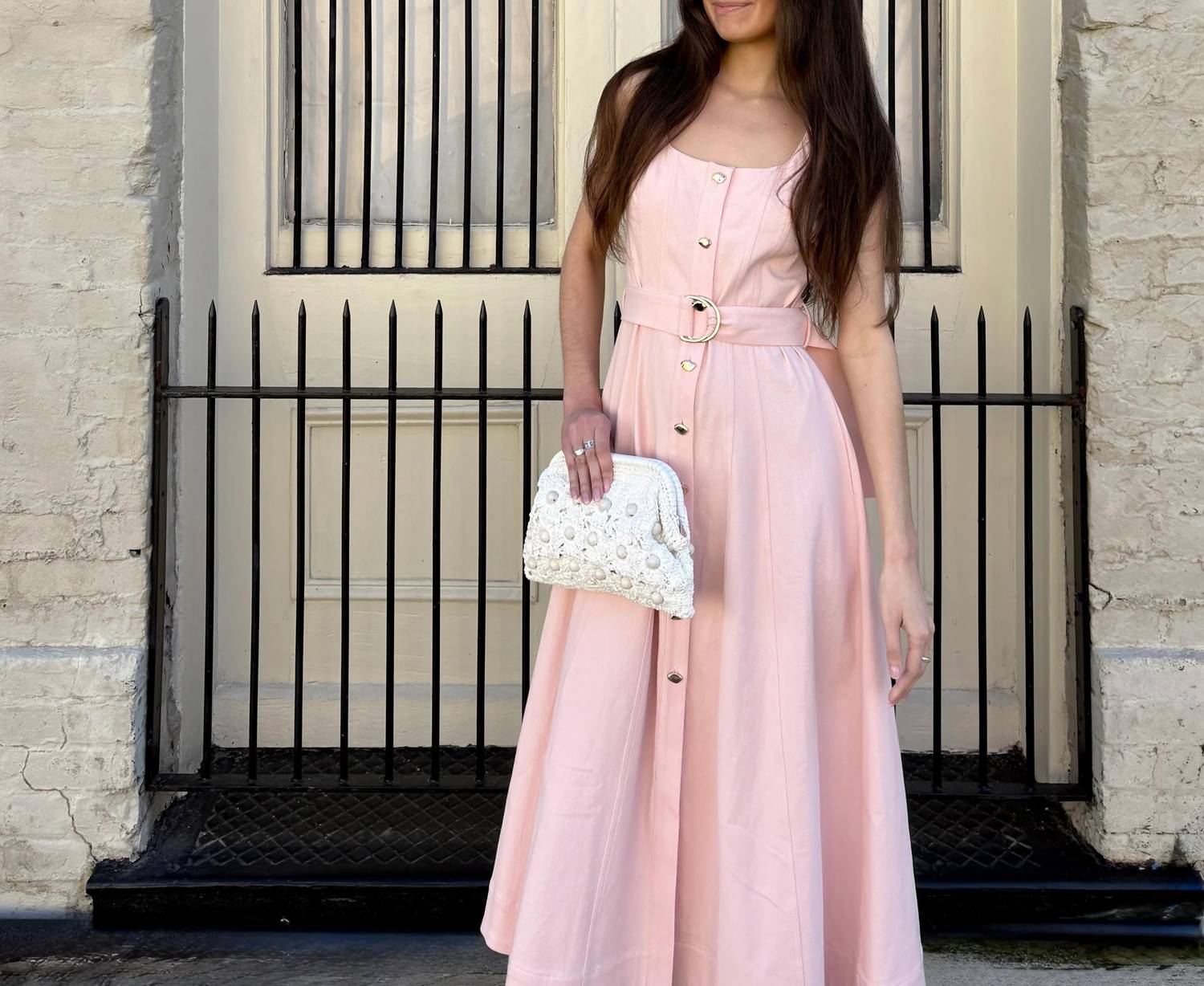 Karina Grimaldi - Zyra Denim Midi Dress