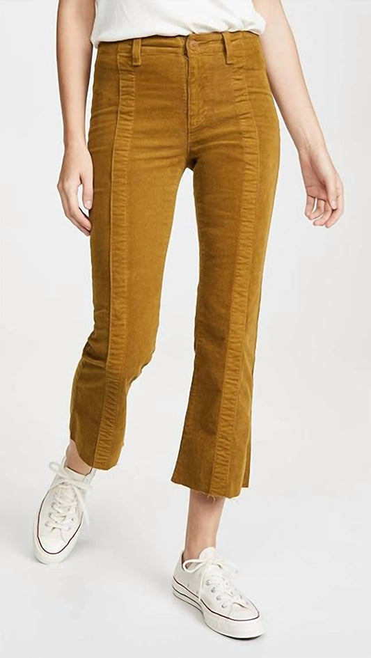 Ag Jeans - Pannelled Quinne H.Rise Pleated Crop Flare Jeans