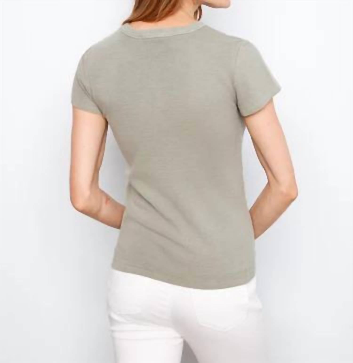 Charlie B - Tencel Ribbed Crew Neck T-shirt