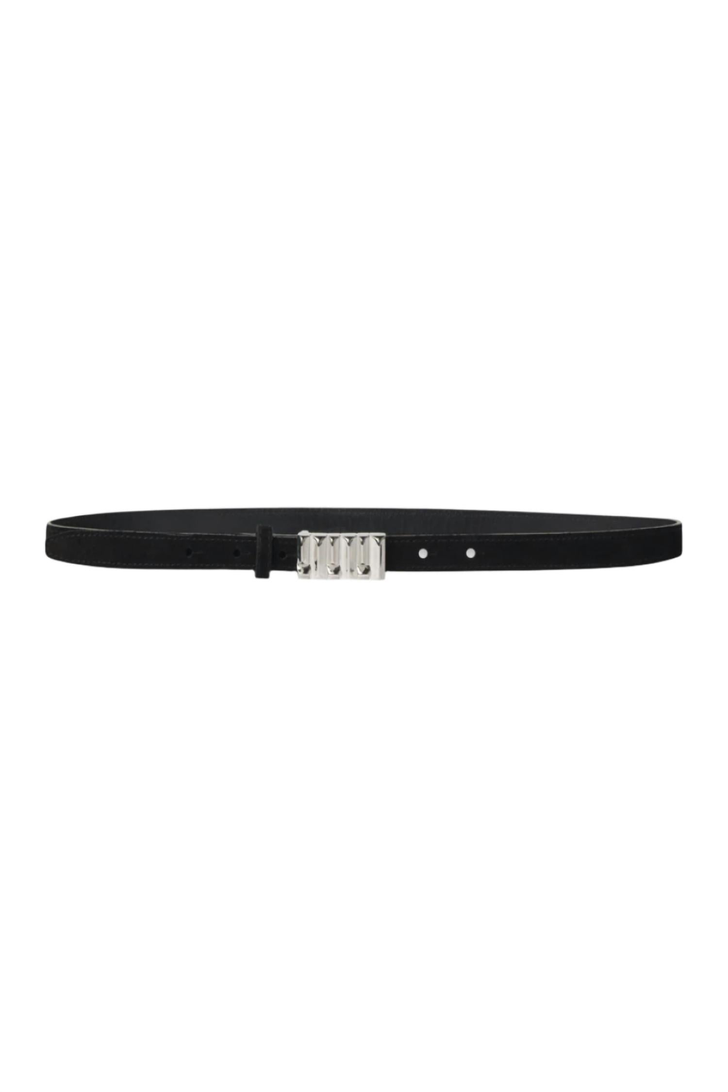 FRAME Women's Petit Sculptural Belt in black - women's accessory