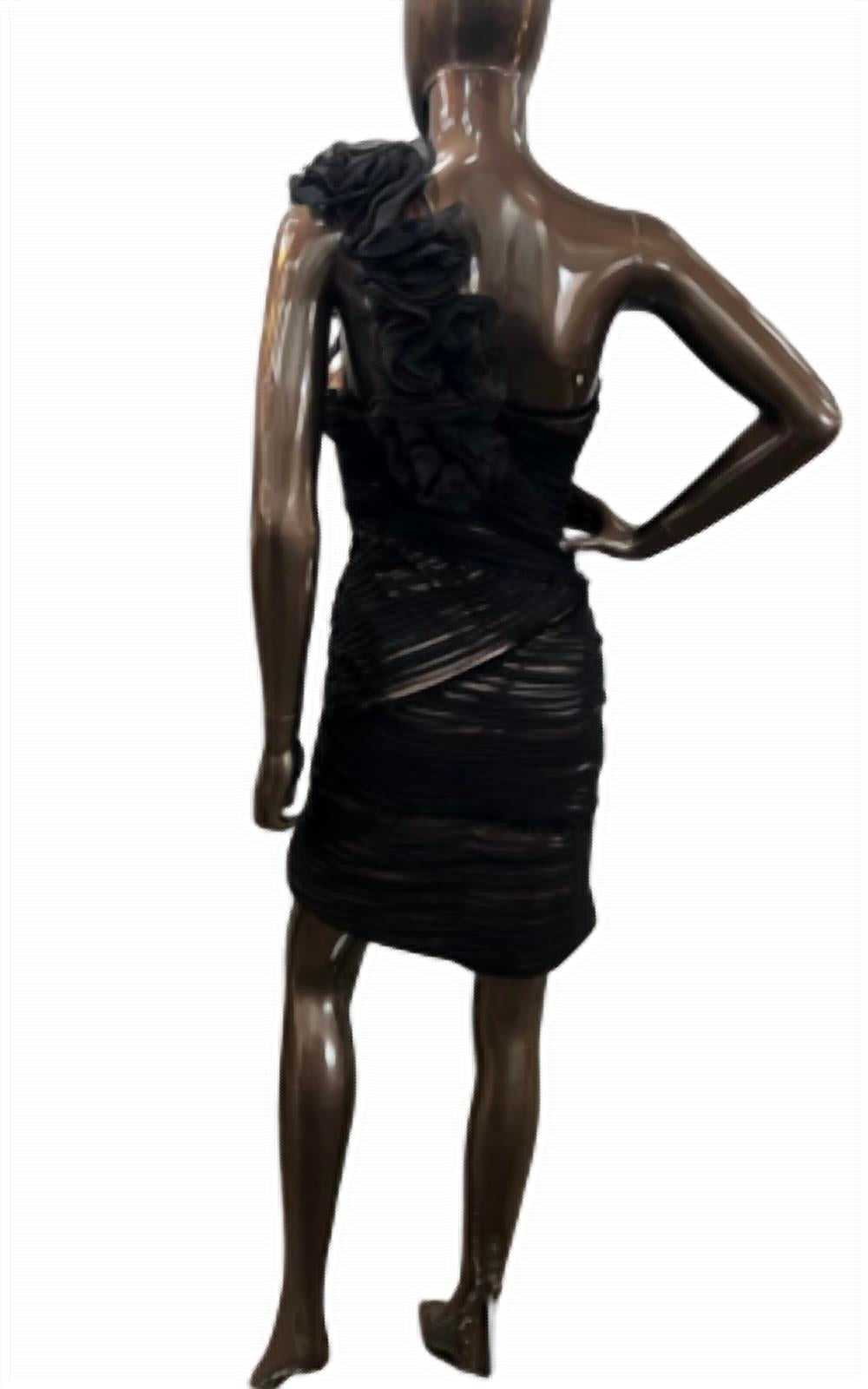 Js Collections - One Shoulder Ruched Cocktail Dress