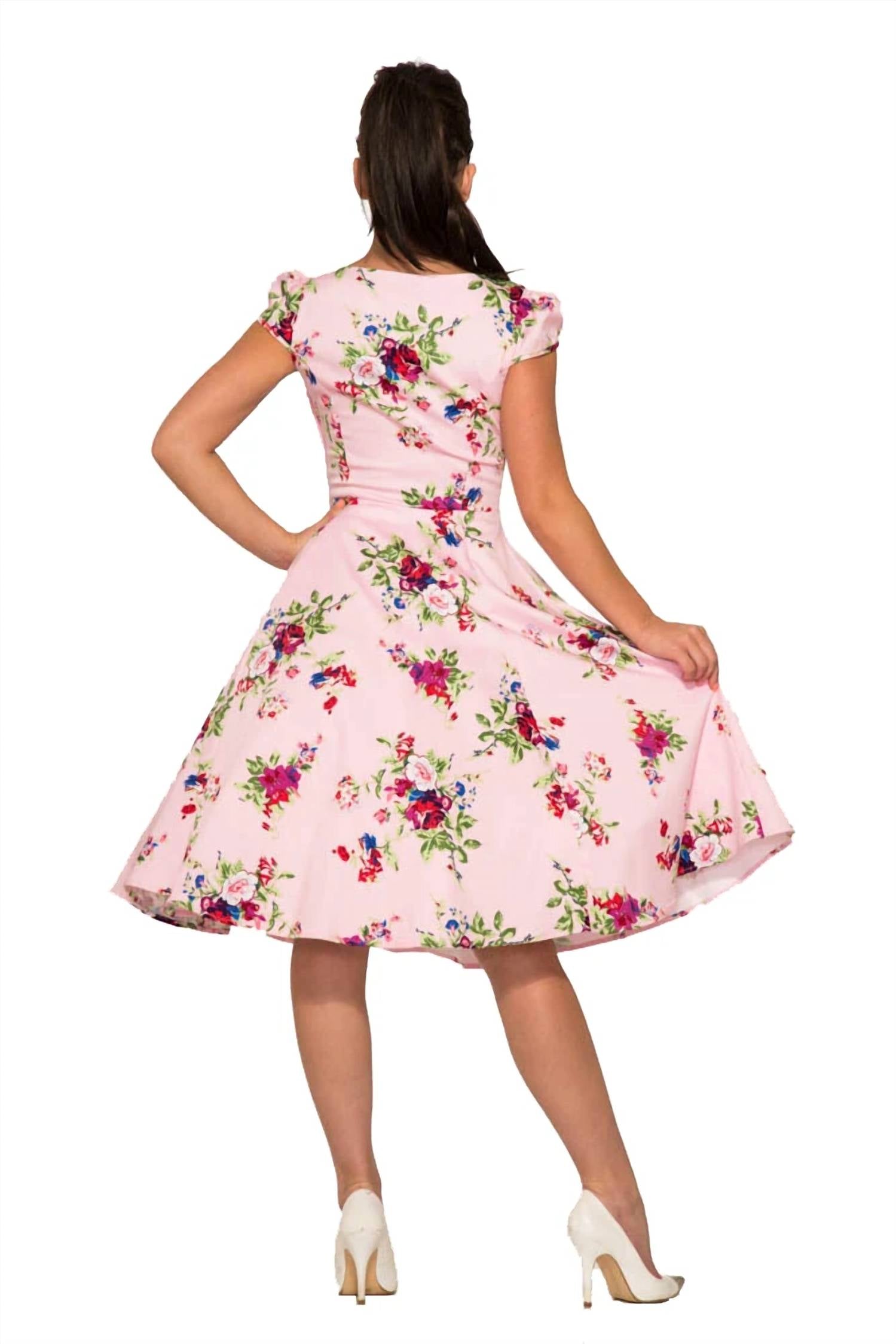 Hearts & Roses - Royal Ballet Swing Dress