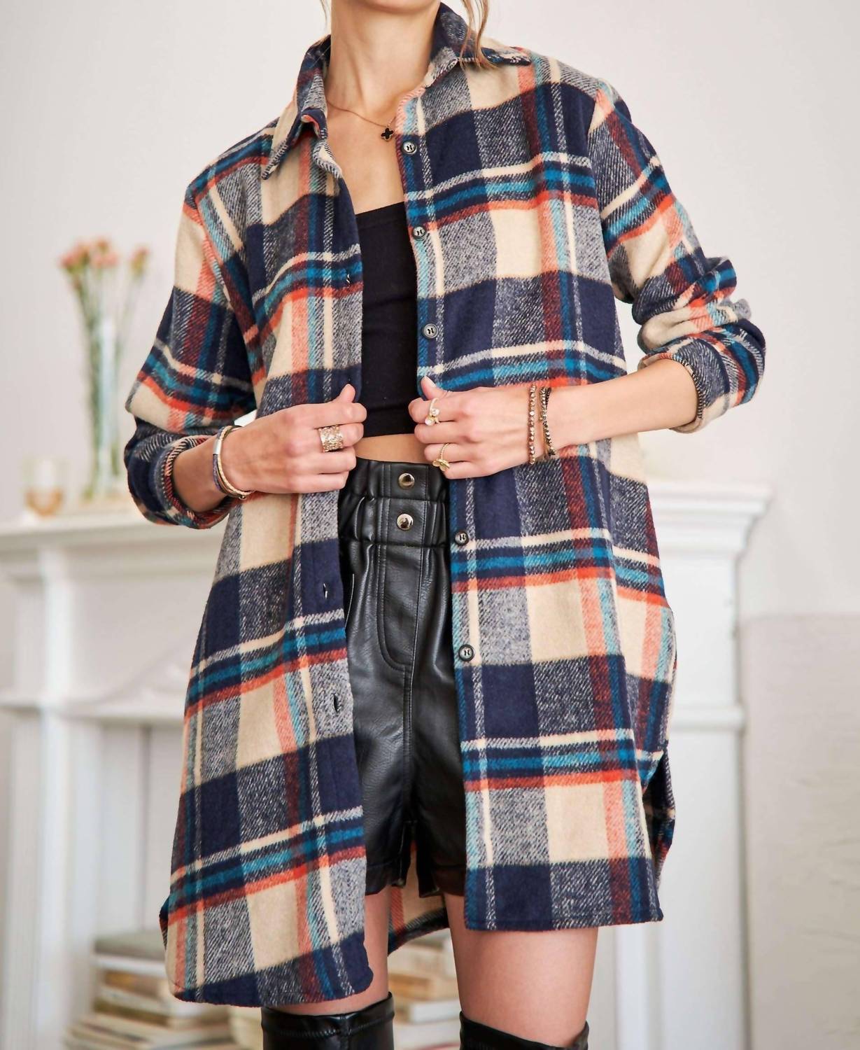 Adora - Classic Flannel Shacket