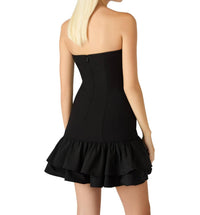 STEVE MADDEN Jianna Strapless Dress in black - women's dress - alternate view
