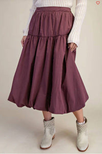 Easel - Parachute Midi Skirt