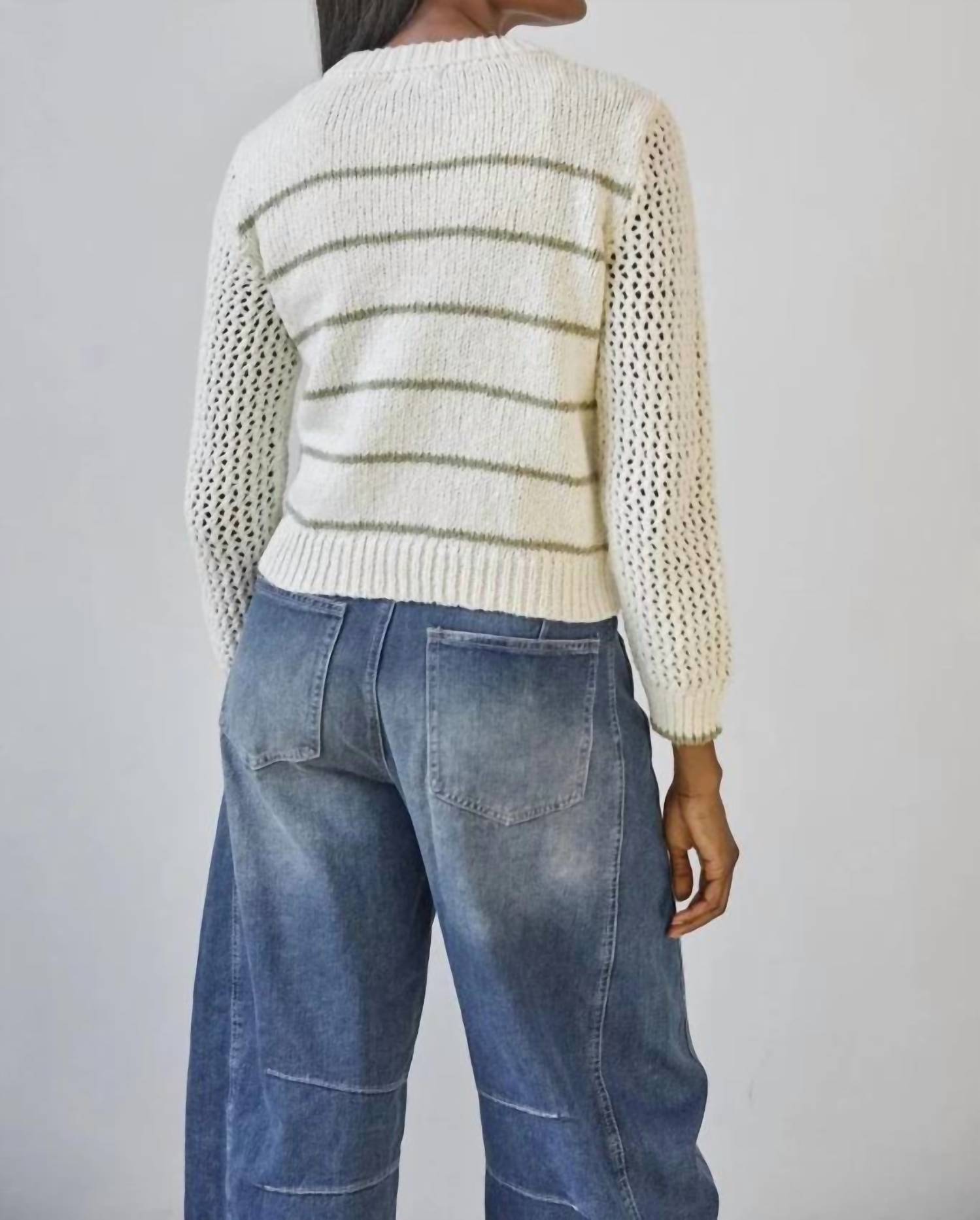 Lilla P - Textured Crewneck Sweater