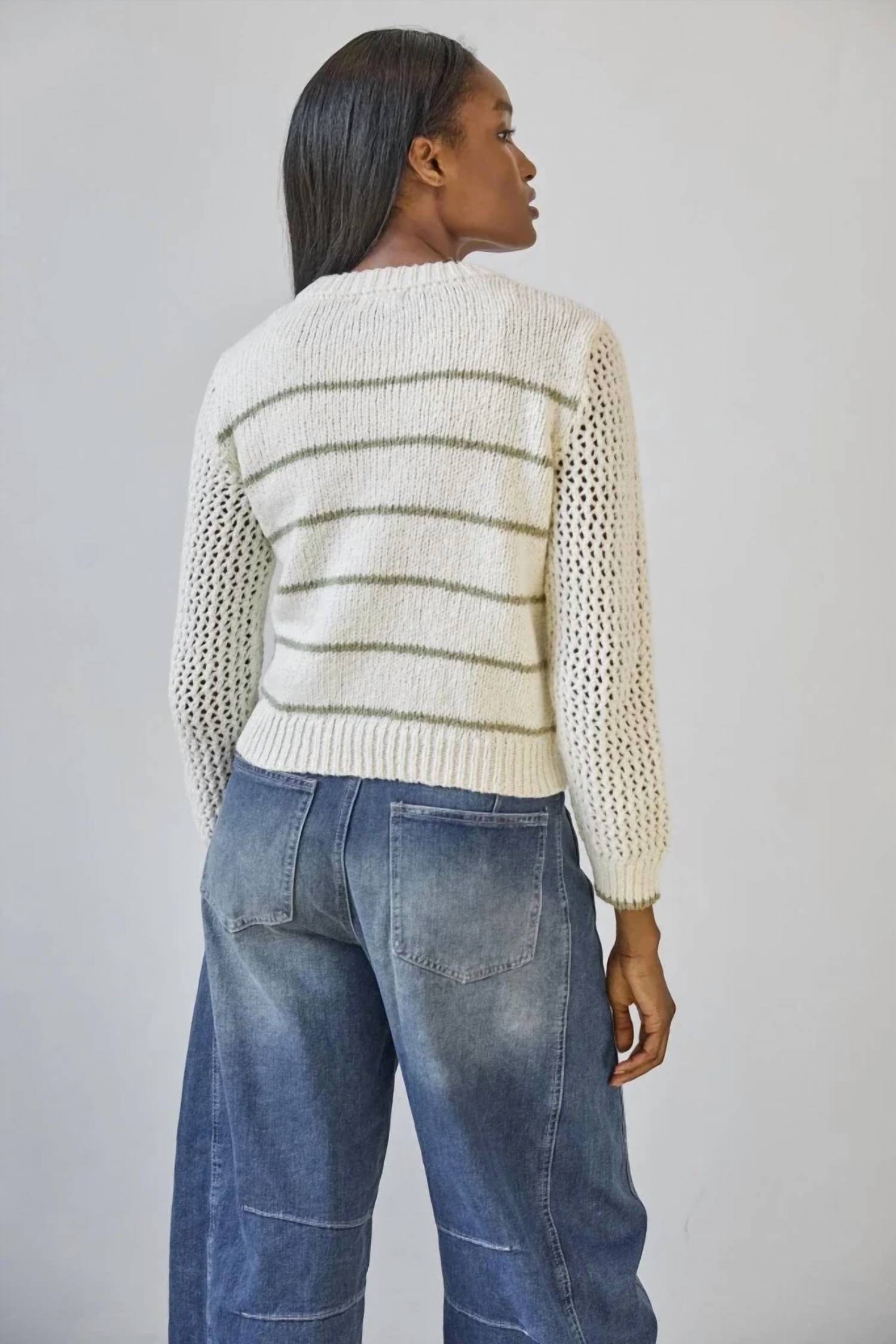 Lilla P - Textured Crewneck Sweater