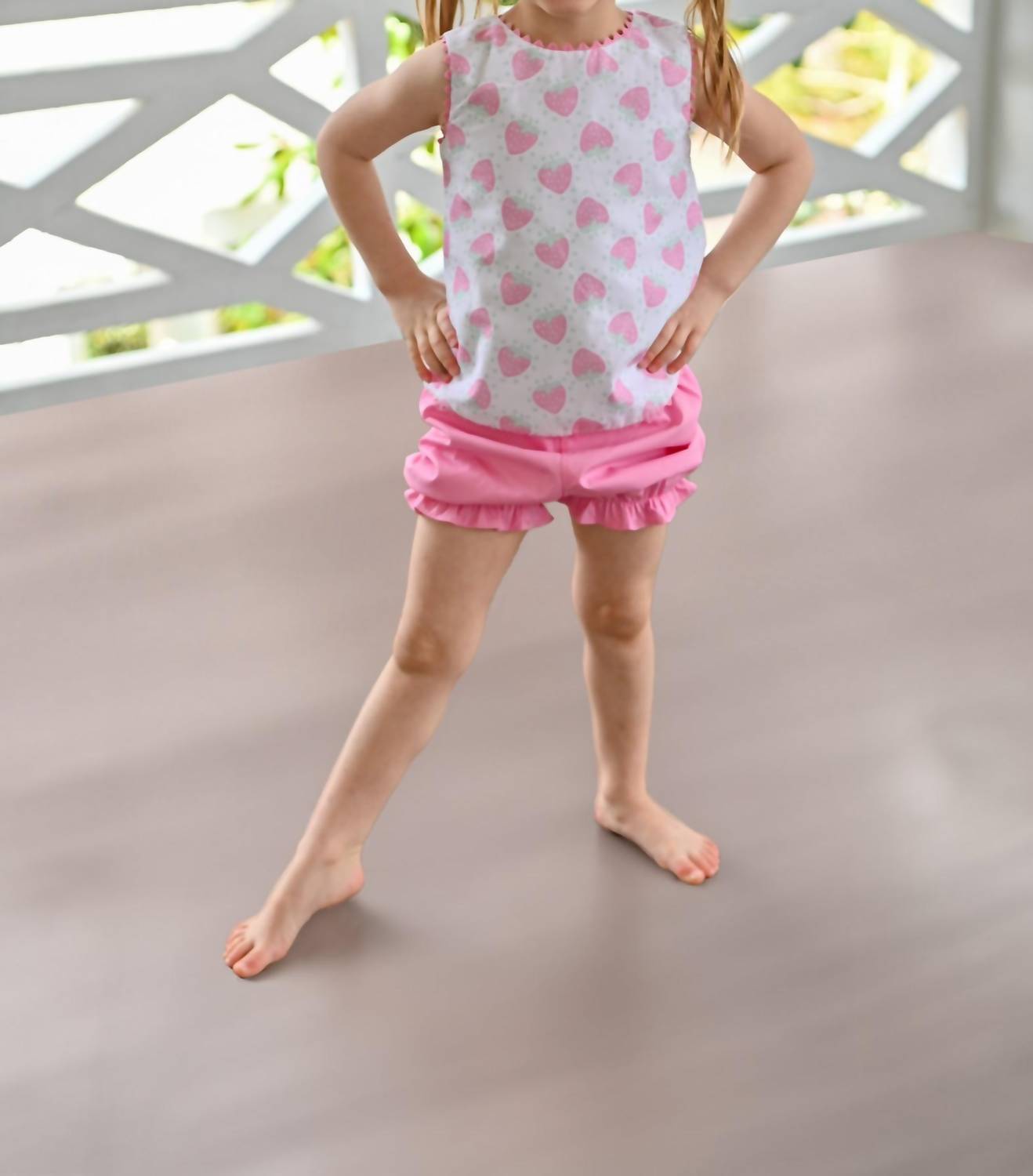 Mint Magnolia - Girl's Tally Tulip Bloomer Set