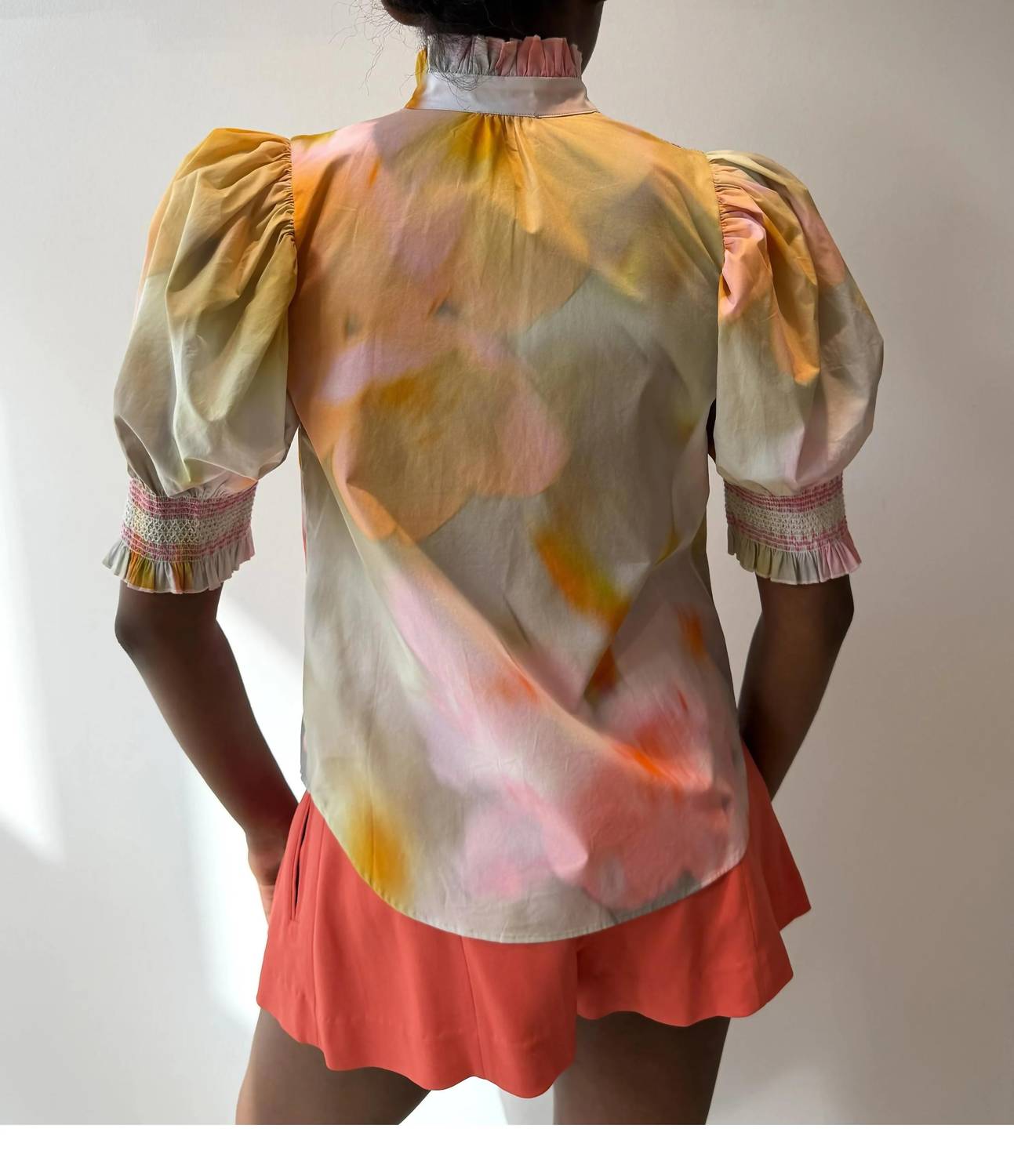 Hope For Flowers - Short Sleeve Smocked Shirt