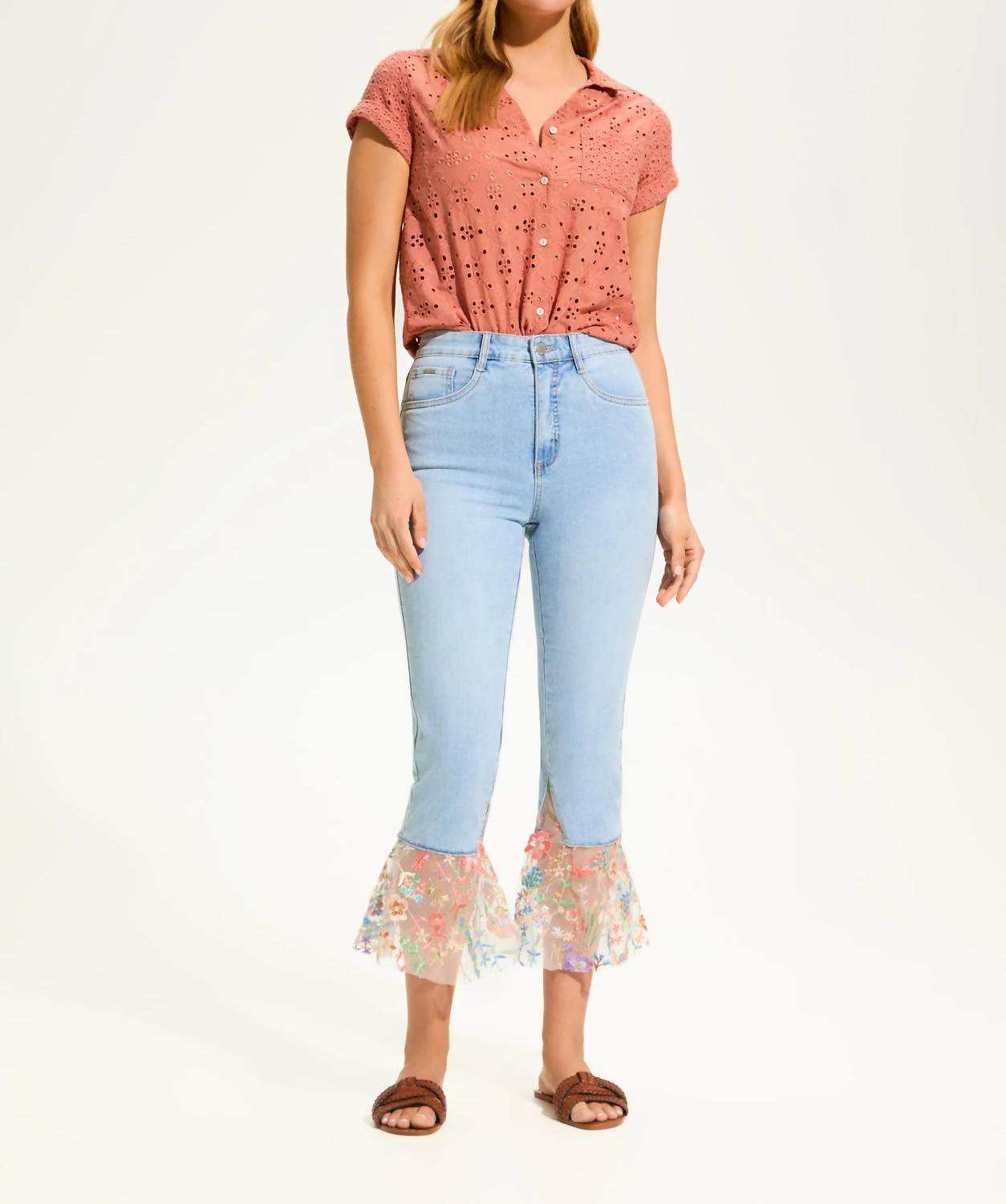 Fdj - Suzanne Flair Crop Denim Jeans