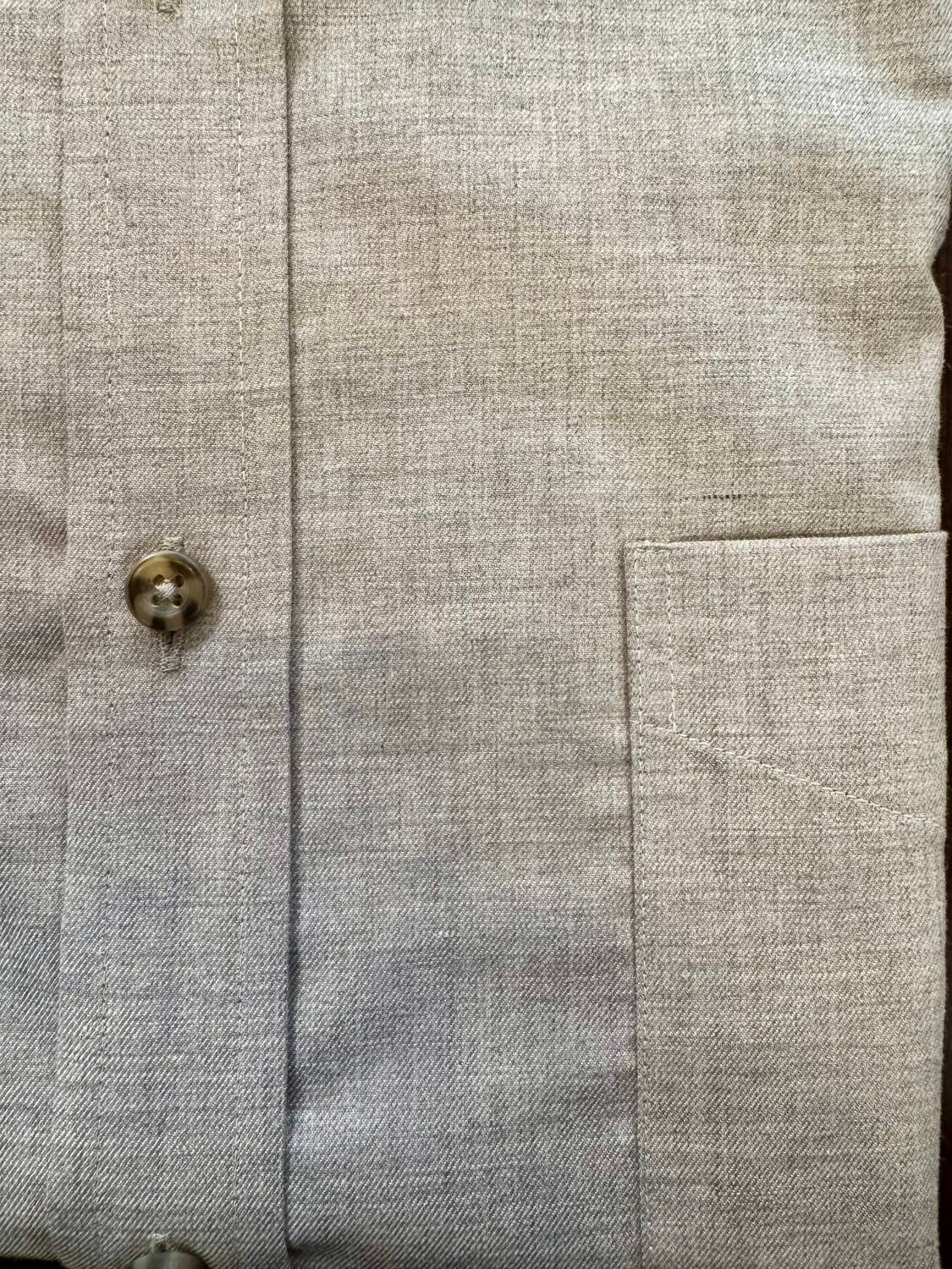 FORSYTH OF CANADA INC Men's Heathered Solid Sport Shirt in clay - men's shirt - alternate view
