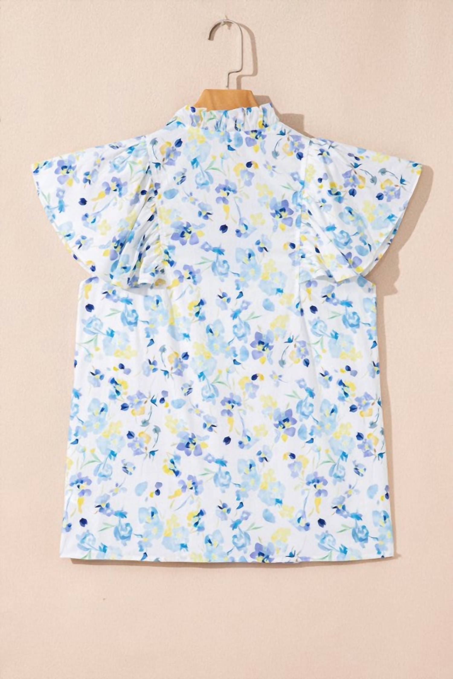Shewin - Edie Floral Print Top