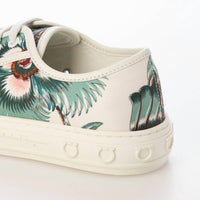 Salvatore Ferragamo - Women's Papavero-print Low-top Sneakers