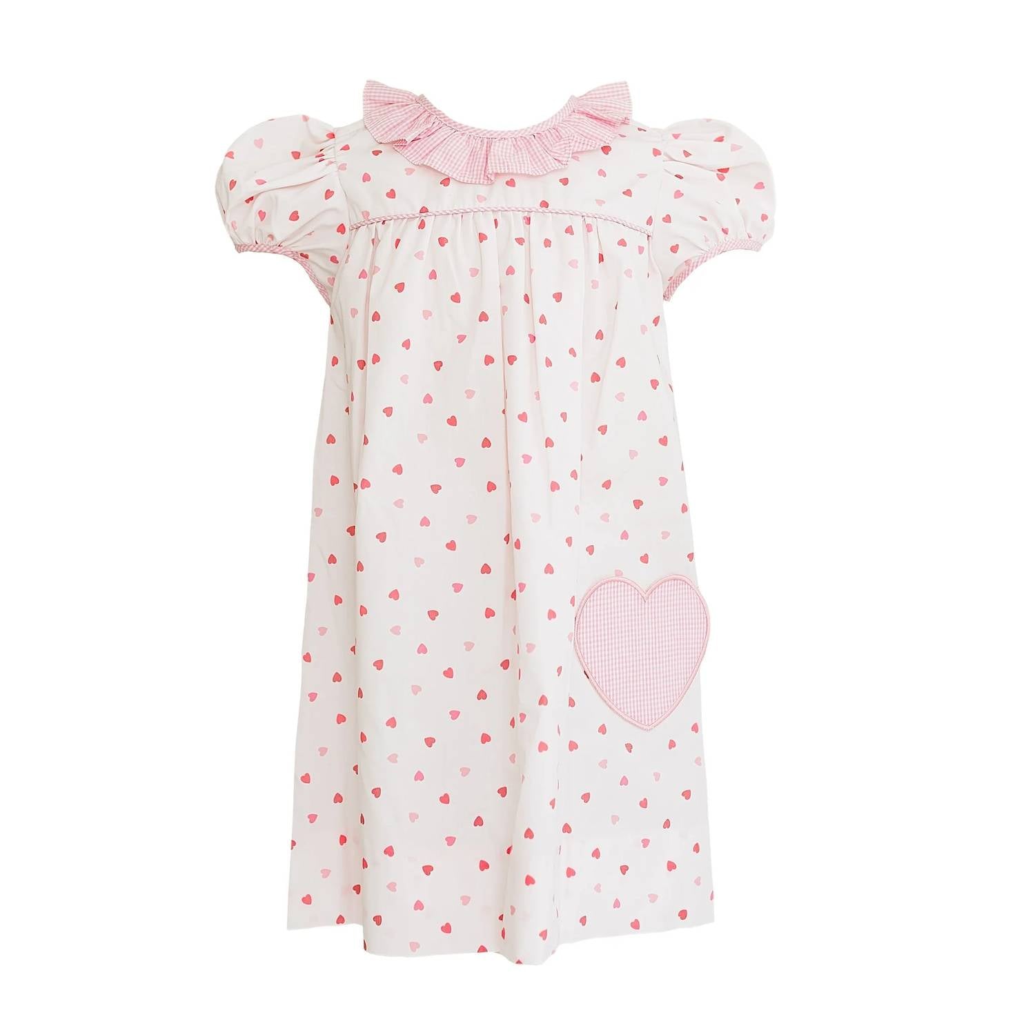 Krewe - Girls Anabelle Patch Heart Dress