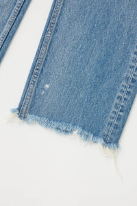 Moussy Women's Mv Mattapan Straight Low Jean in light blue - women's jeans - alternate view