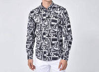 Eight X - Historical Monuments Button Down Shirt