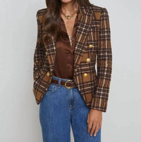 L'Agence - Kenzie Plaid Blazer
